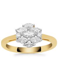 Diamond Ring in 18K Gold 0.71ct