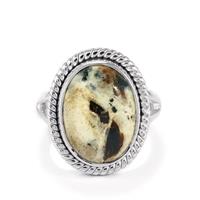  Astrophyllite Ring in Sterling Silver 9cts