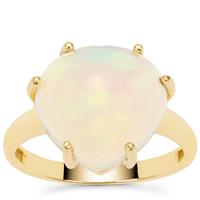 Ethiopian Opal Ring in 9K Gold 5.05cts