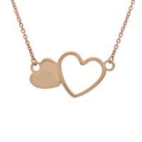 Necklace in Rose Gold Plated Sterling Silver