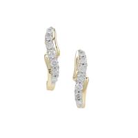 Canadian Diamond Earrings in 9K Gold 0.26ct