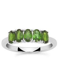 Chrome Diopside Ring in Sterling Silver 1.15cts