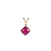 Thai Ruby Pendant in 9K Gold 3.65cts (F)