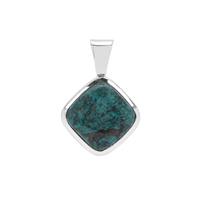 Lhasa Turquoise Pendant in Sterling Silver 9cts