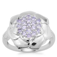 Tanzanite Ring in Sterling Silver 0.69ct