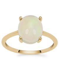 Ethiopian Opal Ring in 9K Gold 1.90cts