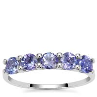 AA Tanzanite Ring in 9K White Gold 1.20cts