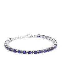 Thai Sapphire Bracelet in Sterling Silver 16.14cts