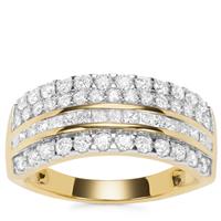 Diamond Ring in 18K Gold 1ct