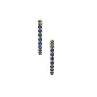 Australian Blue Sapphire Earrings in 9K Gold 1.20cts