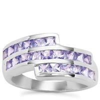 Tanzanite Ring in Sterling Silver 1.97cts