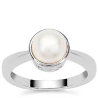 Kaori Cultured Pearl Ring in Sterling Silver (8mm)