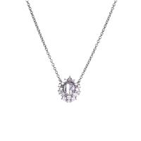 Diamond Necklace in 18k White Gold  1/2ct