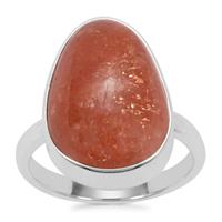 Sunstone Ring in Sterling Silver 10.25cts