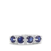 Nilamani Ring with White Zircon in Sterling Silver 1.42cts