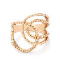  Ring in Rose Gold Plated Sterling Silver