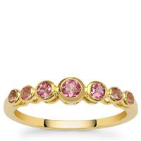 Pink Tourmaline Ring in 9K Gold 0.40ct