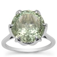 TheiaCut™ Prasiolite Ring in Sterling Silver 5.85cts