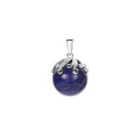 Lapis Lazuli Pendant in Sterling Silver 32.95cts