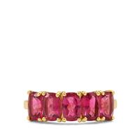Nigerian Rubellite Ring in 9K Gold 2.35cts