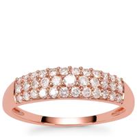Natural Blush Pink Diamond Ring in 9K Rose Gold 0.50ct