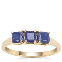 Burmese Blue Sapphire Ring in 9K Gold 1.35cts
