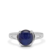 Thai Sapphire Ring in Sterling Silver 4.75cts (F)