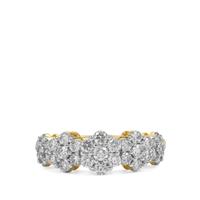 Diamond Ring in 18K Gold 1cts 