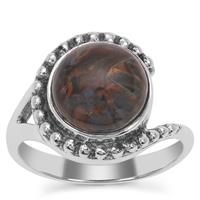 Arizona Pietersite Ring in Sterling Silver 4cts