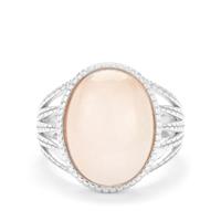 Galileia Morganite Ring in Sterling Silver 9.52cts