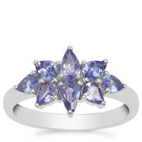 Tanzanite Ring in Sterling Silver 1.25cts