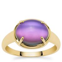 Purple Moonstone Ring 9K Gold 3.55cts