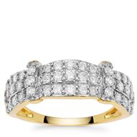 Canadian Diamonds Ring in 9K Gold 0.76ct