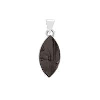 Shungite Pendant in Sterling Silver 10cts