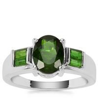 Chrome Diopside Ring in Sterling Silver 2.85cts