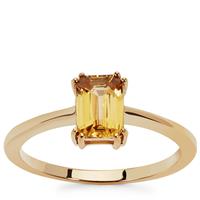 Kaduna Canary Zircon Ring in 9K Gold 1.51cts