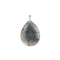 Labradorite Pendant in Sterling Silver 68.40cts