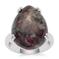 Eudialyte Ring in Sterling Silver 12cts
