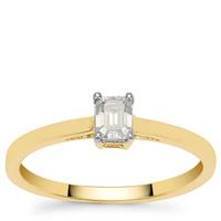 GH Diamond Ring in 9K Gold 0.30ct