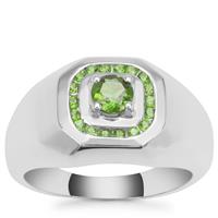 Chrome Diopside Ring in Sterling Silver 0.80cts