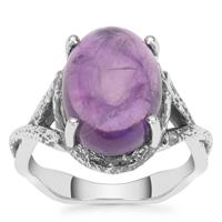 Nigerian Amethyst Ring in Sterling Silver 7cts