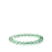 Green Fluorite Stretchable Bracelet 100cts