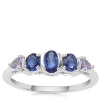 Nilamani Ring with Tanzanite in Sterling Silver 0.89ct