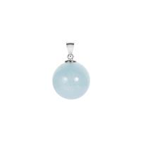 Aquamarine Pendant in Sterling Silver 27.40cts