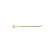 2" Gold Plated Sterling Silver Extender Chain 0.30g