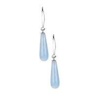 Aquamarine Earrings in Sterling Silver 8.60cts