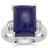 Thai Sapphire Ring in Sterling Silver 15.25cts (F)