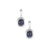 Lapis Lazuli Earrings in Sterling Silver 8.27cts