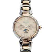 Dreamline Moonphase Pink MOP Dial Rose Gold Bicolour Watch in Stainless Steel