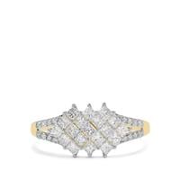 Diamond Ring in 9K Gold 1.06cts